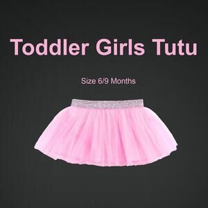 Pink Toddler girls tutu size 6/9 months